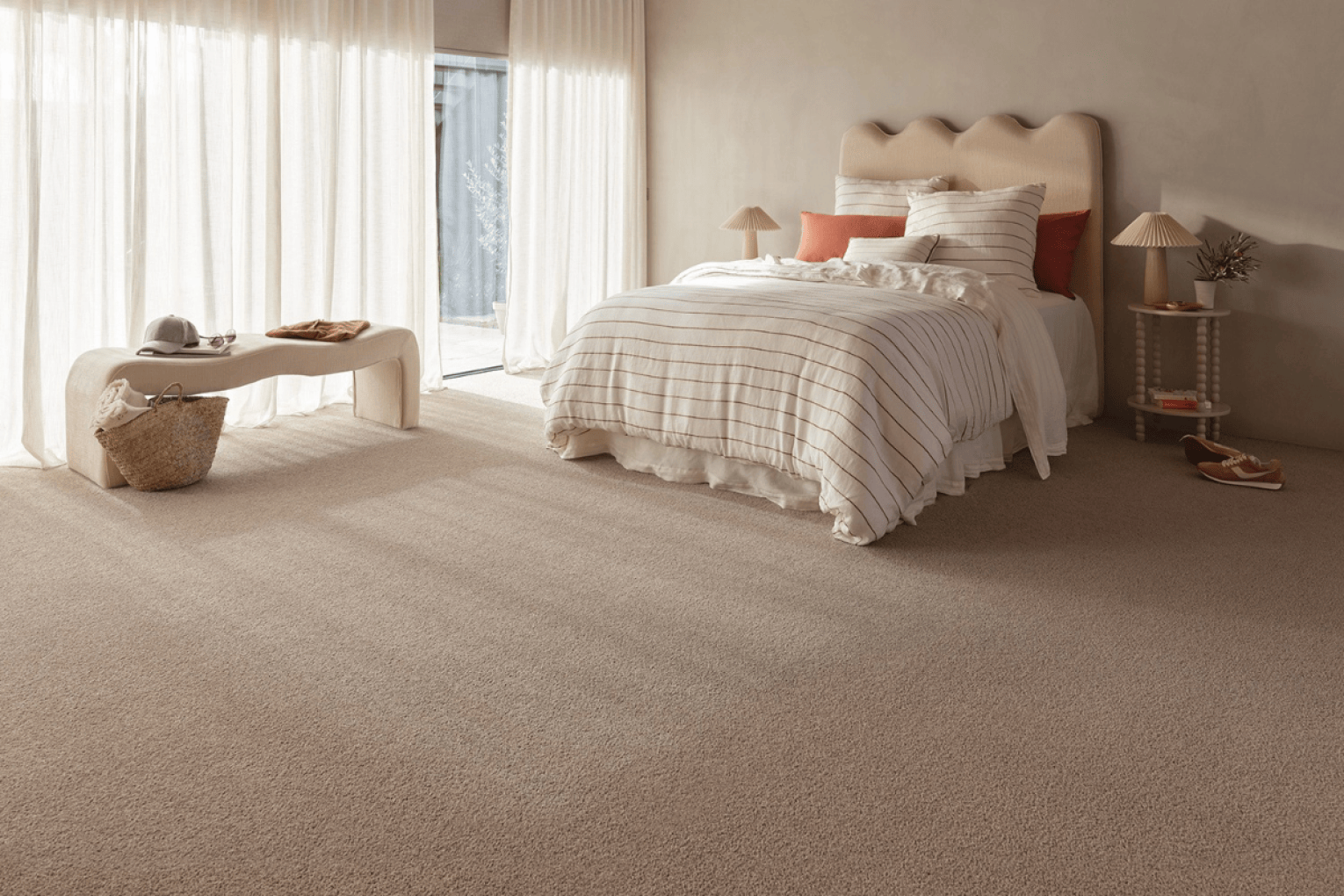 First Avenue carpet in Coconut Bisque.