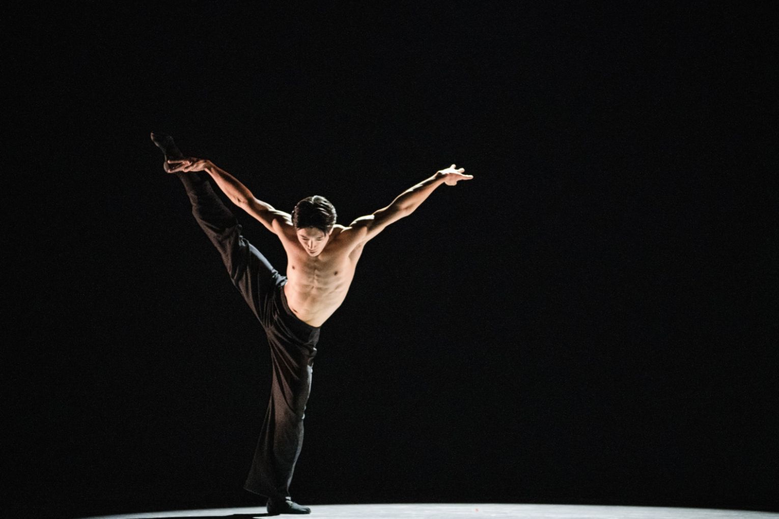 Queensland Ballet's new male principal Jun Masuda makes his first appearance on October 8 in Bespoke. Photo: Kate Luber