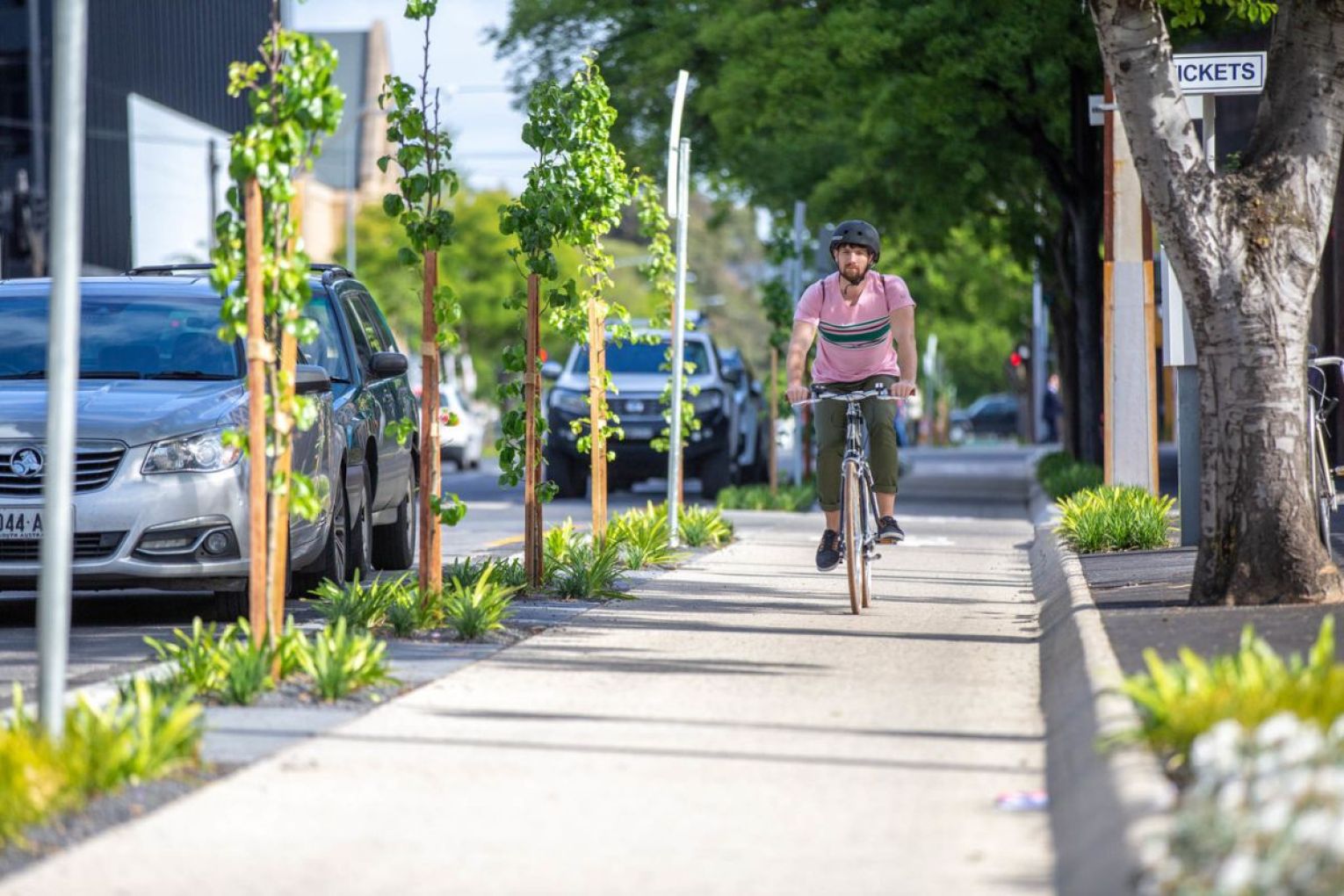 Plans for a pop-up bike lane has been met with criticism. Photo: City of Adelaide.