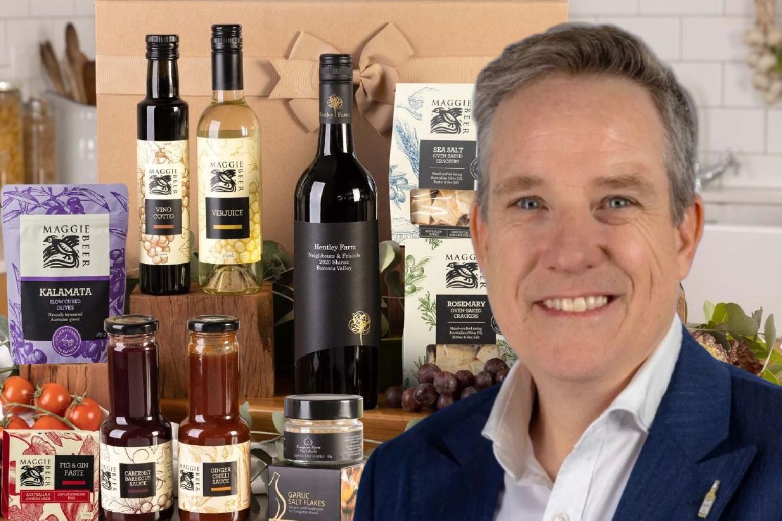 Maggie Beer Holdings managing director Chris Illman. Pictures: Maggie Beer Holdings